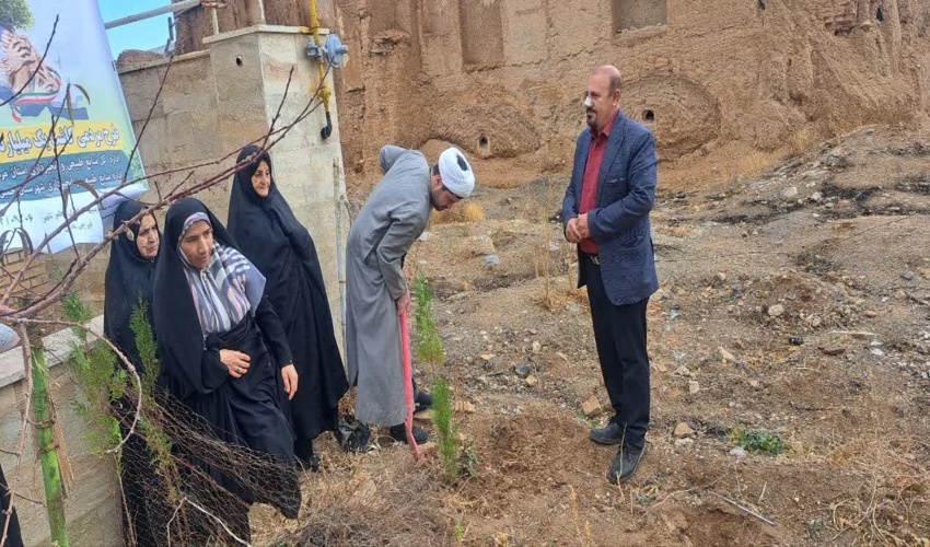 برگزاری پویش نهال کاری در خمین