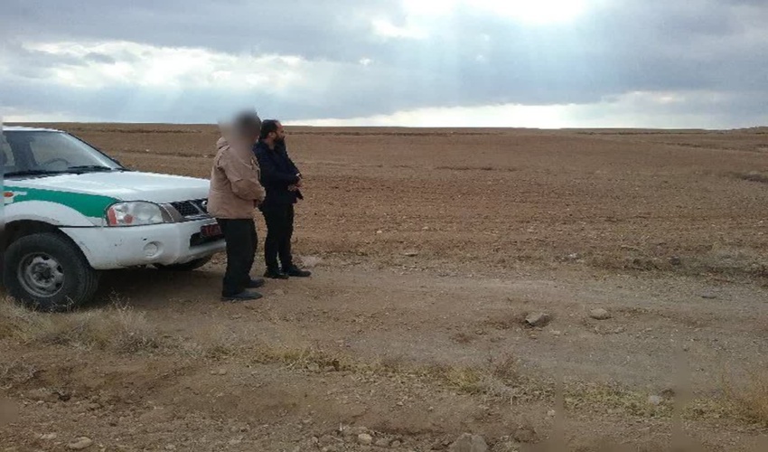 کشف یک مورد تصرف اراضی ملی در فراهان