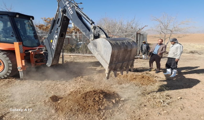 احداث نهالستان موقت توزیع نهال در خمین
