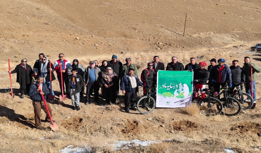 برگزاری پویش نهالکاری "در سایه مادر" در تفرش 