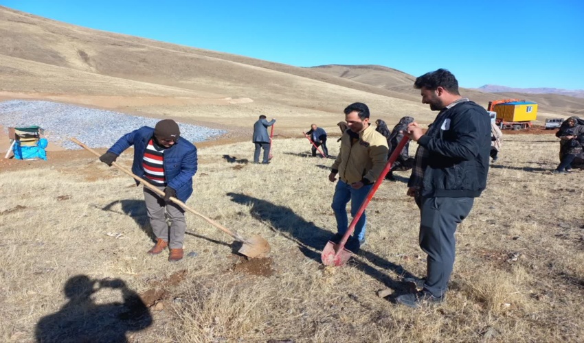 برگزاری پویش درختکاری "در سایه مادر" در خنداب