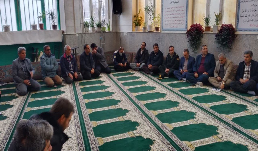    ده گردشی رئیس منابع طبیعی در روستاهای کمیجان