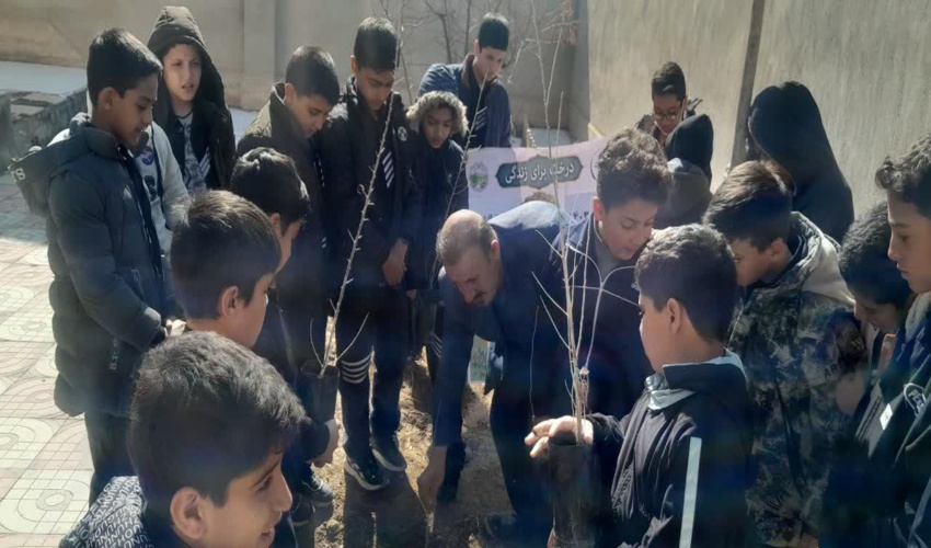 برگزاری پویش کاشت نهال در خمین