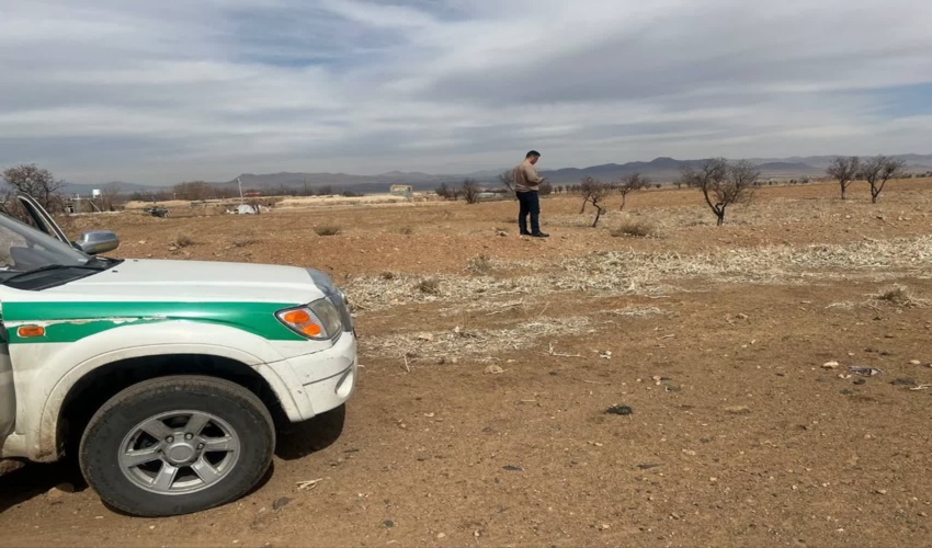 کشف یک فقره شخم و شیار در اراضی ملی شهرستان خمین