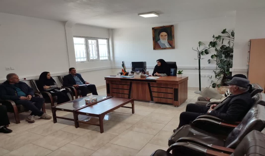 دیدار رئیس اداره منابع طبیعی با بخشدار مرکزی خمین